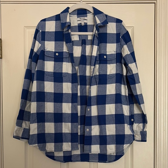 Madewell Other - Madewell Blue and White Casual Button Down Shirt